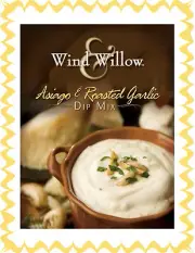 WIND & WILLOW 1 Pack Asiago Roasted Garlic Dip Mix~For Chips, Veggies, Crackers