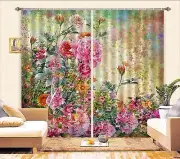 3D Mosaic pink8 Blockout Photo Curtain Printing Curtains Drapes Fabric Window AU