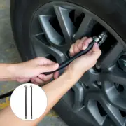 2 Pcs Tire Pressure Gauge Hose Air Inflator Hose Tire Pump Hose