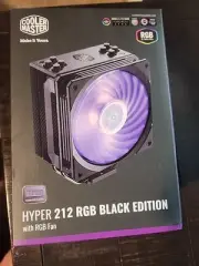 Cooler Master Hyper 212 RGB Black Edition 120mm Fan CPU Air Cooler-B3B