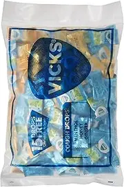 Vicks Cough Drops Pack - 200 Counts (Menthol, Ginger and Honey)