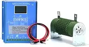 BAOJUHUIKANG 3000W Wind and Solar Hybrid Charge Controller, 12V/24V/48V MPPT Hybrid Boost Controller for Wind Turbine Generator Charger Battery ,12V