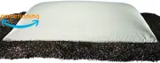 Pillow Organic Cotton with Natural Technology Cool Sleep Neck Back & Side White