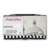 12pc Conte Carre Art Sketching Crayons Sketch Drawing/Colouring Set White HB