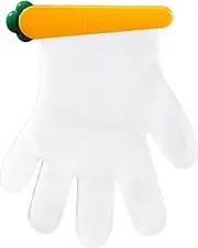 Glove Dispenser - Carrot Shape Glove Holder | Stable Storage Organizer Rack for Kitchen Bathroom Restaurant Garage