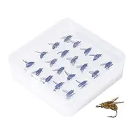 Fly Fishing, Fly Fishing Bait, Swimbait Soft Fish Lure Assortment of Flies | Fake Fishing Bait, Realistic Simulation Fly Baits for Trout and Bass
