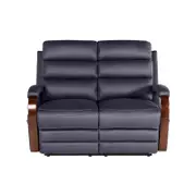 Alamo 2 Seater Fabric Recliner - Navy