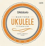 D'Addario EJ87B Titanium Ukulele Strings, Baritone