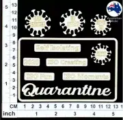 Chipboard Embellishments for Scrapbooking, Cardmaking - Scrap Words 58 CB1274