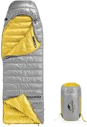 Naturehike Down Sleeping Bag Ultralight Portable Compact Winter Sleeping Bag for Adults and Children Outdoor Camping, Hiking and Traveling