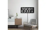 LED digital wall clock, large digital display, indoor office , Large Digital Wall Clock with Indoor Temperature and Humidity 12/24H