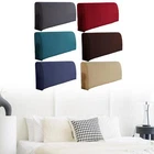 Bed Headboard Cover Removable Bedhead Cover Solid Color Headboard Protector