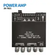 DIY ZK-TB21 2.1 Channel Amplifier Bluetooth Digital Power Amp Module 50W*2+100W