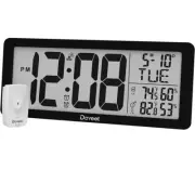 DOVEET Atomic Clock Digital Clock Large Display,Auto Set Wall Clock