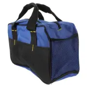 Canvas Tool Bag, Portable Handle Tool Bag with Zipper Wide Mouth Tool Bag Hea...