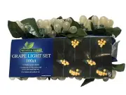 Vtg Grape LIGHT SET by Wilson & Fisher Indoor /Outdoor 10 CLUSTERS 100 CT LIGHTS