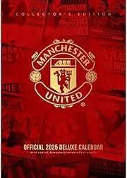 Manchester United FC A3 Deluxe Calendar 2025