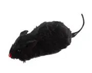 Windup Plush Mouse Toy For Cats - Random Colour Will Be Sent