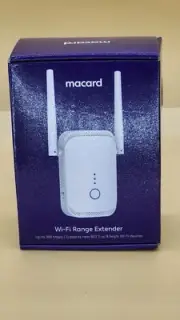 Macard N300 Wireless 300Mbps Ethernet Dual Band WiFi Range Extender Booster