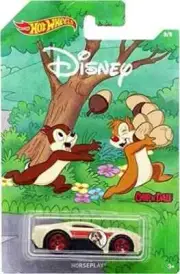 Hot Wheels Disney 2019 Mickey Friends Series Chip n Dale Horseplay Race Car NIP