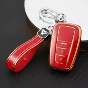 Remote Car Key Fob Case Cover Keychain for Toyota Camry RAV4 C-HR Prius Corolla