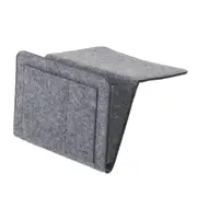 2Pcs Felt Bedside Pocket Caddy Storage Organizer Bed Desk Bag Sofa TV Remote Holder Storage Bags