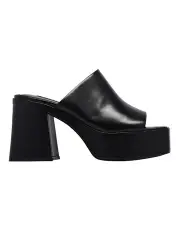 [Nine West] Danzi Platform Heeled Mule in Black