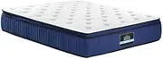 Giselle Bedding Queen Size Mattress 7 Zone Euro Top Pocket Spring Cool Gel Memory Foam 34cm