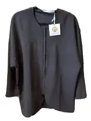 NWT New Marie Oliver Jacket Women’s Large Coat Jyah Jet Black Classy Sheik $198
