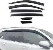 AUSGO Weathershields Compatible with KIA Sorento MQ4 Series 2020-Onwards, Luxury Weather Shields Window Visors Wind Deflectors Sun Rain Guard 6PCS Set