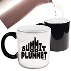 Rock Climbing Summit Or Plummet Funny Mugs Novelty Colour Changing Mug Gift Cup