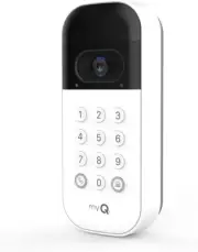 myQ Smart Garage Door Video Keypad with Wide-Angle Keypad, White