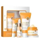 4 Pcs Moisturizing Skincare Routine Set Vitamin C Skincare Kits for Girl Women