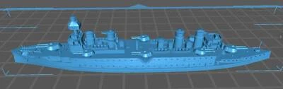 Leon Gambetta - French Navy - Pre Dreadnought Era - Wargaming - Axis and Allies