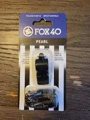 FOX 40 BRAND CLASSIC WHISTLE PEALESS WITH FREE WARNER BRAND LANYARD
