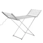 Devanti Electric Heated Towel Clothes Airer Rack 18 Bars Dryer Stand Warmer New
