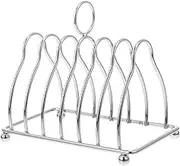 Mobestech Stainless Steel Bread Rack Multifunctional Storage Holder for Toast Kitchen Essentials Modern Design for Home Restaurant Cafe Space Efficient Resistant