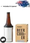 Premium Triple-Insulated Beer Cooler & Stubby Holder with 3-in-1 Can and Bottle