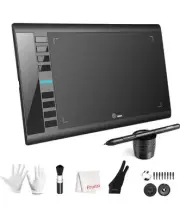 Graphics Drawing Tablet, UGEE M708 10 x 6 inch Large Drawing Tablet with 8 Ho...