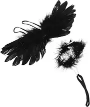 Gogogmee Fashionable Angel Wings Props Decorative Angel Wings Decors for Boys and Girls' Creative Play Imaginative Expression