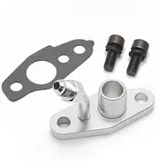 EPMAN Turbo Oil Feed Return Flange for Toyota CT9 CT12 CT20 CT26 4AN Feed w/ 20mm Barb