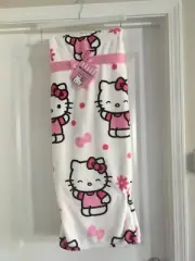 Hello Kitty Plush Throw Pink 50"x70” New with Tags