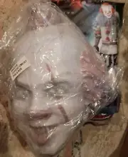 Adult Tattered Pennywise Deluxe Costume It Chapter Two Halloween 44 Cosplay Mask
