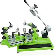 Tennis Stringing Machine, 6-Point Fixed Badminton Racket String Machine, 360° Racquet Rotation/Anti Slip Durable Pull Wire Restring Tools, (Delivery is Blue