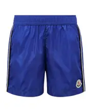 Moncler Enfant Tricolour-Trimmed Swim Shorts 8Y,4Y,14Y,12Y,10Y electric blue