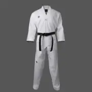 Mooto CHALLENGER DAN Taekwondo Gi Uniform White Neck WT Dobok TKD Martial Arts