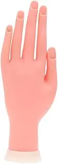 Baluue Nail Art Tools Set Manicure Practice Hand Movable Fingers Fake Hand Model for Nail Tips