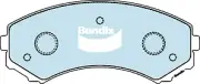 Bendix General CT Front Brake Pad Set for Mazda E1800i SG, SK 1.8L F8 Petrol 200 (for: Mazda)