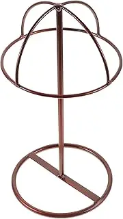 Cabilock Hat Display Stand Freestanding Wig Stand Metal Wig Stand Hat Rack for Hats Fedora Hat Stand Wig Stand Hat Storage Rack Hat Display Rack Wig Holder Hood Desktop