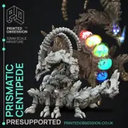 Prismatic Centipede by Printed Obsession, D&D, Pathfinder